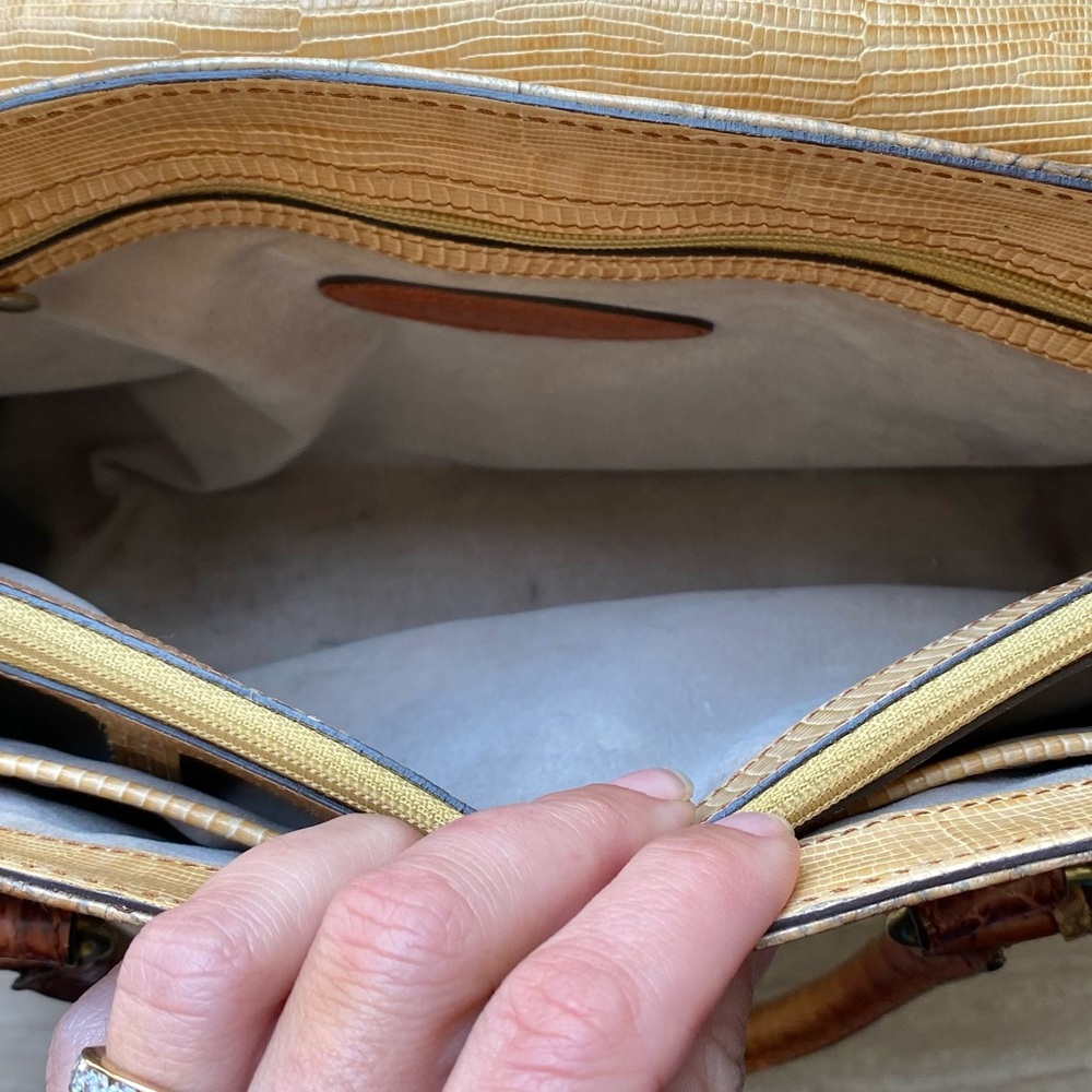 Brahmin Torey Tri Color Handbag - Picture 12 of 14
